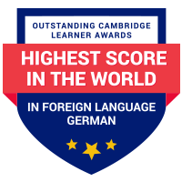 Highest Score In The World In Foreign Language German Award