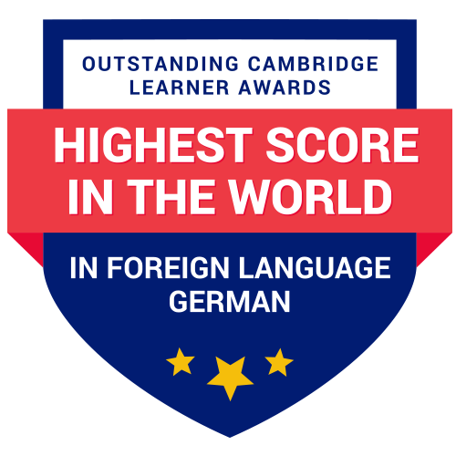 Highest Score In The World In Foreign Language German Award