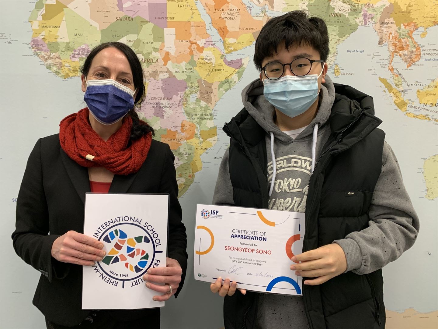 Presenting Our 25th Anniversary Logo And Its Designer Isf International School Frankfurt Rhein Main Presenting Our 25th Anniversary Logo And Its Designer Isf International School Frankfurt Rhein Main