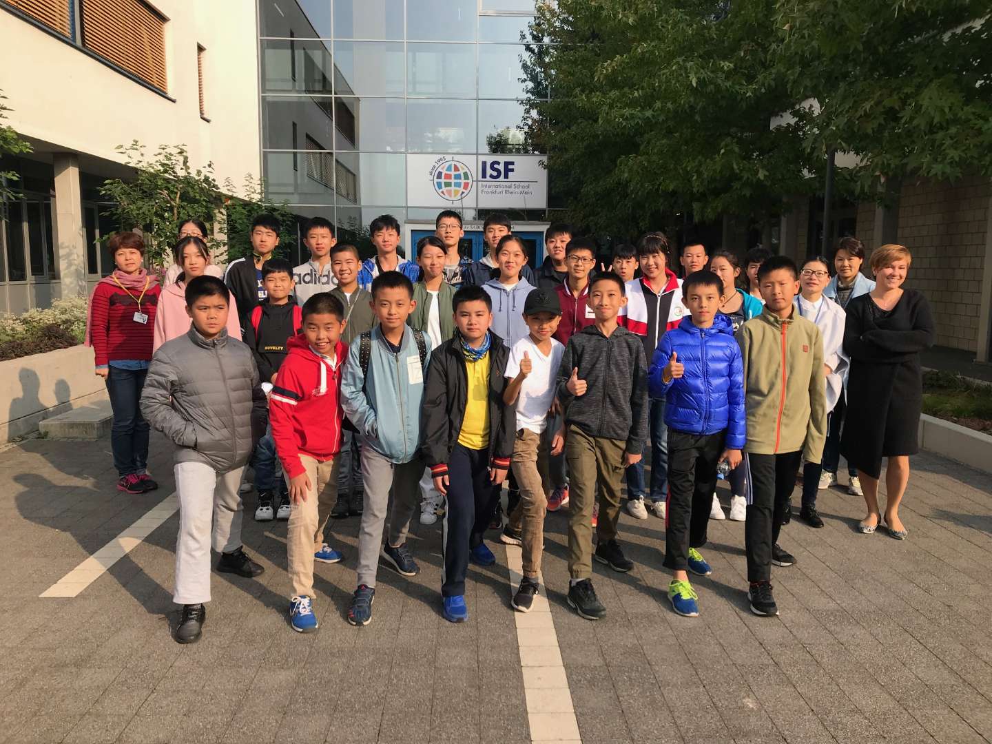 Chinese Students Visit ISF
